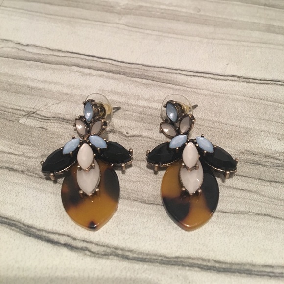 ✨ Tortoise Shell Dangle Earrings - Picture 3 of 7