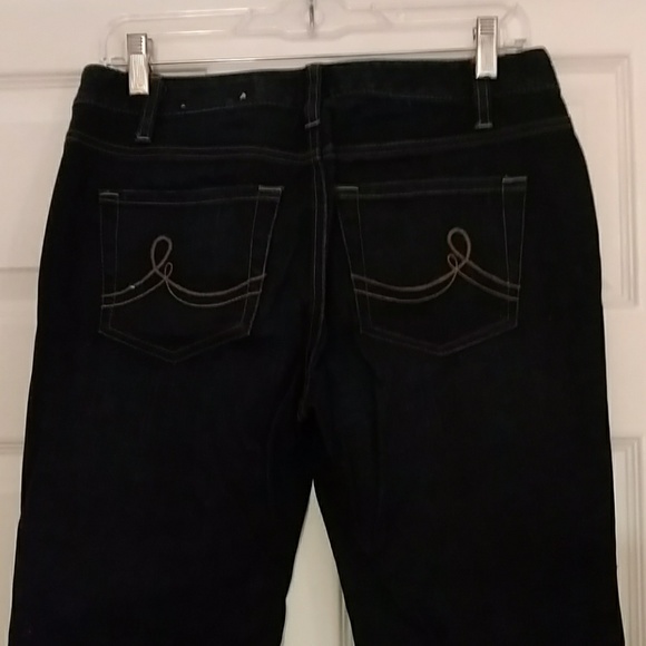 Ann Taylor Loft size 4 curvy boot blue jeans - Picture 3 of 4