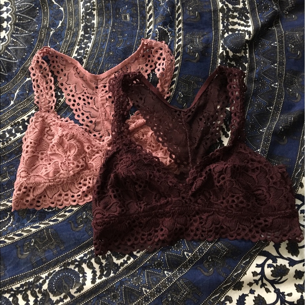 Aerie boho racerback bralette bundle