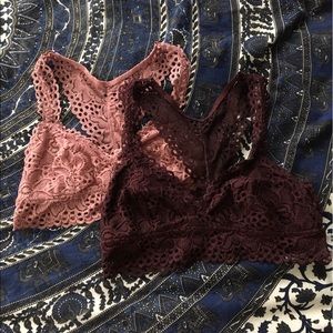 Aerie boho racerback bralette bundle
