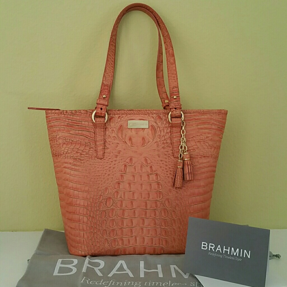 Brahmin Handbag Asher Tulle Melbourne Genuine Leather. Brand New.