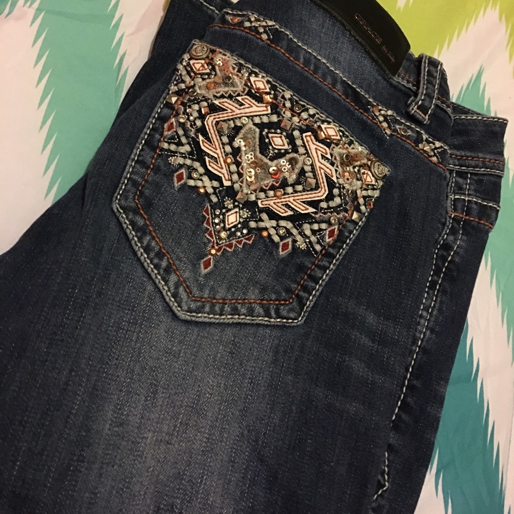 Grace in L.A boot cut jeans .