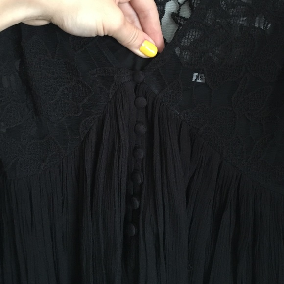 SOLD 🌜 NEW FREE PEOPLE BLACK DRESS - Picture 3 of 4