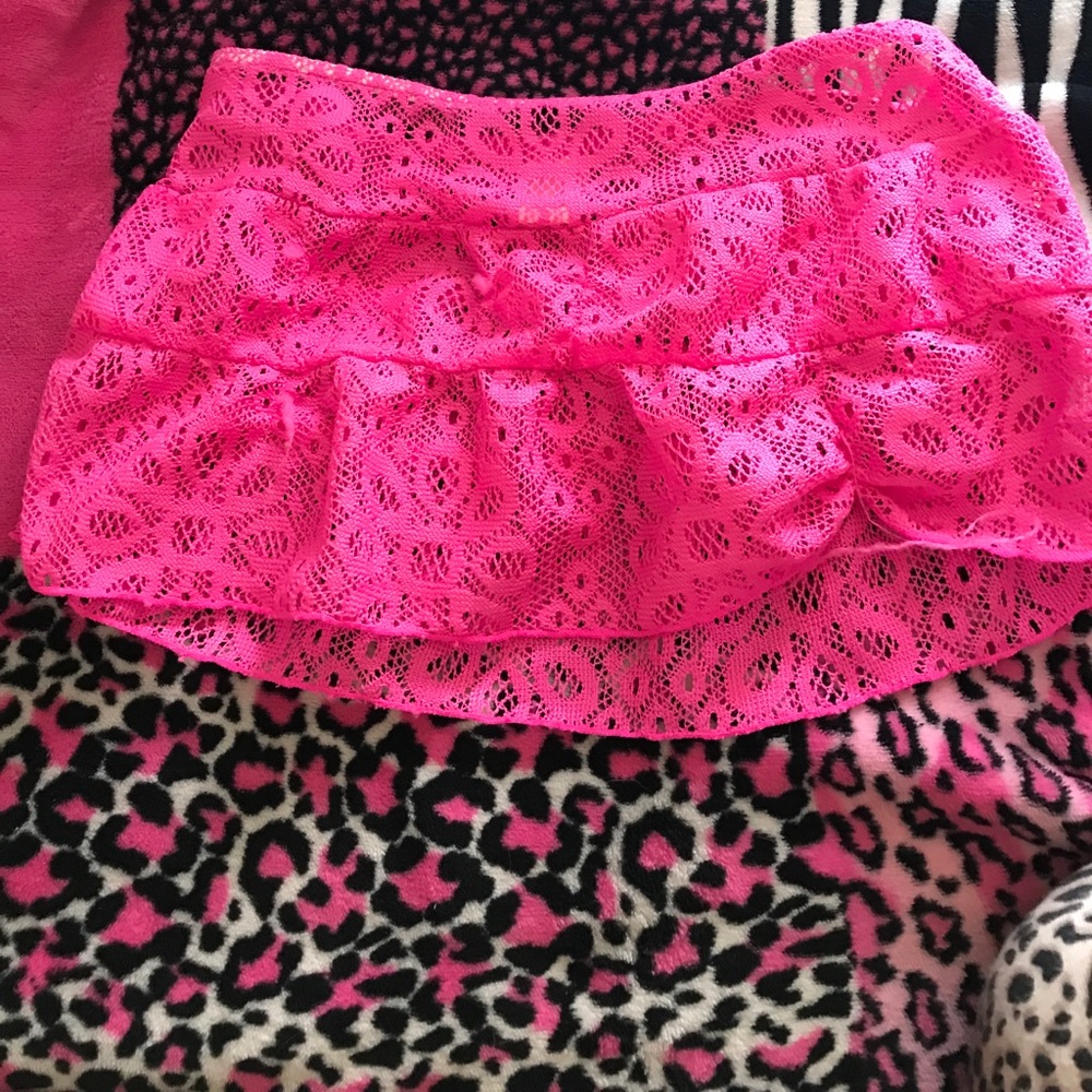 Neon pink Rave Skirt