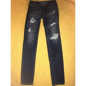 American Eagle Distressed Jeggings
