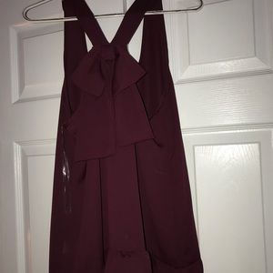 Maroon tank