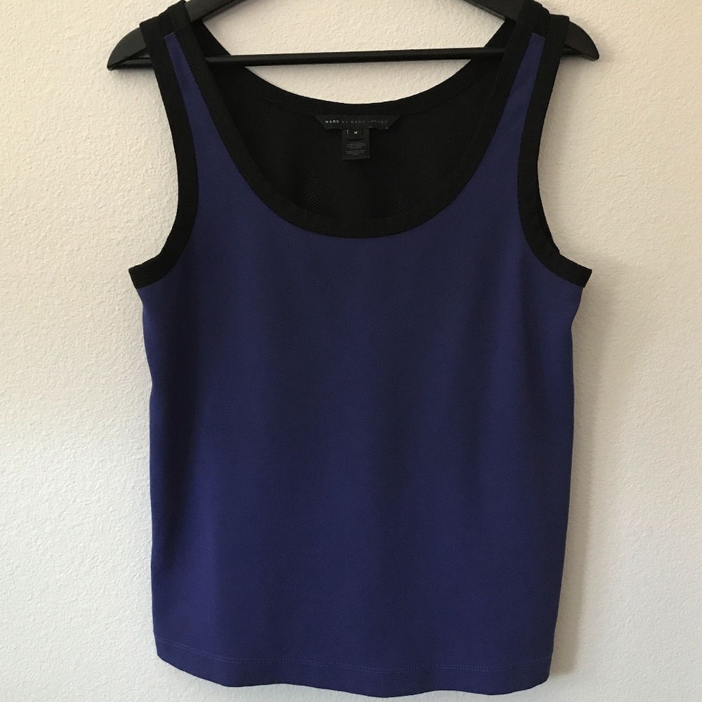 Marc by Marc Jacobs Resort Elena Crepe Top M