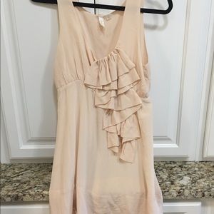 Anthropologie Eloise Asymmetrical Ruffle Chemise