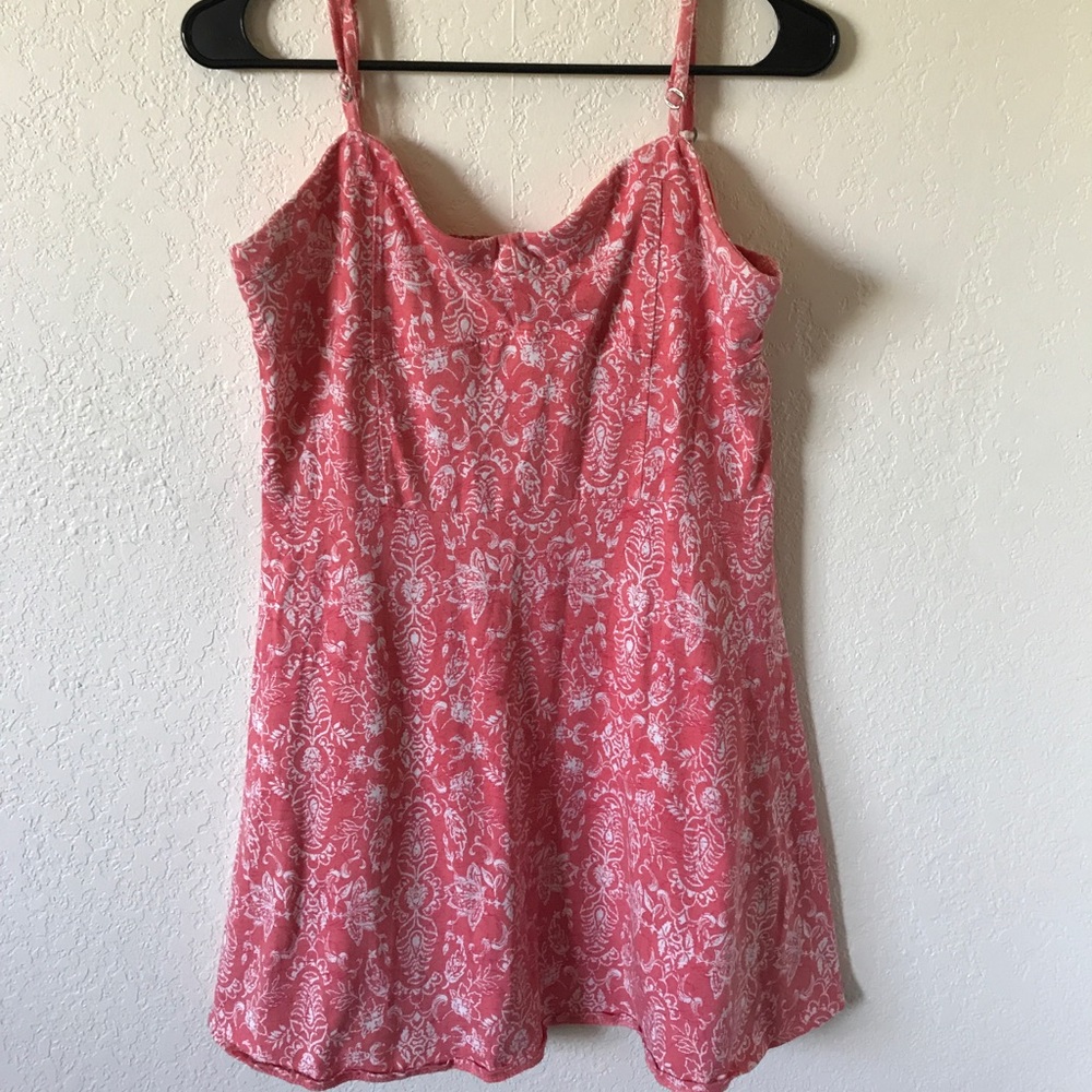 Ribbed back summer dress
