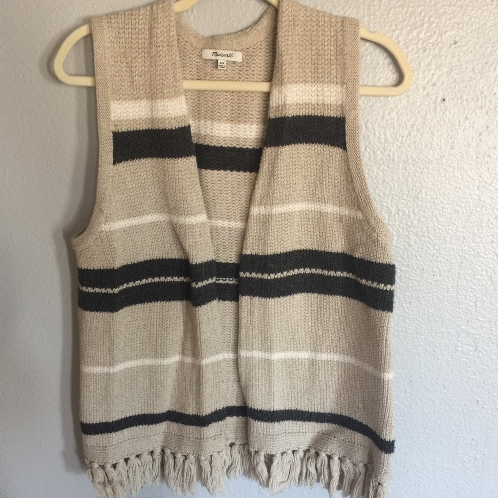 Madewell Fringe Vest