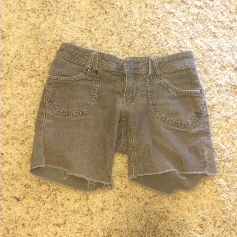 Corduroy cut offs