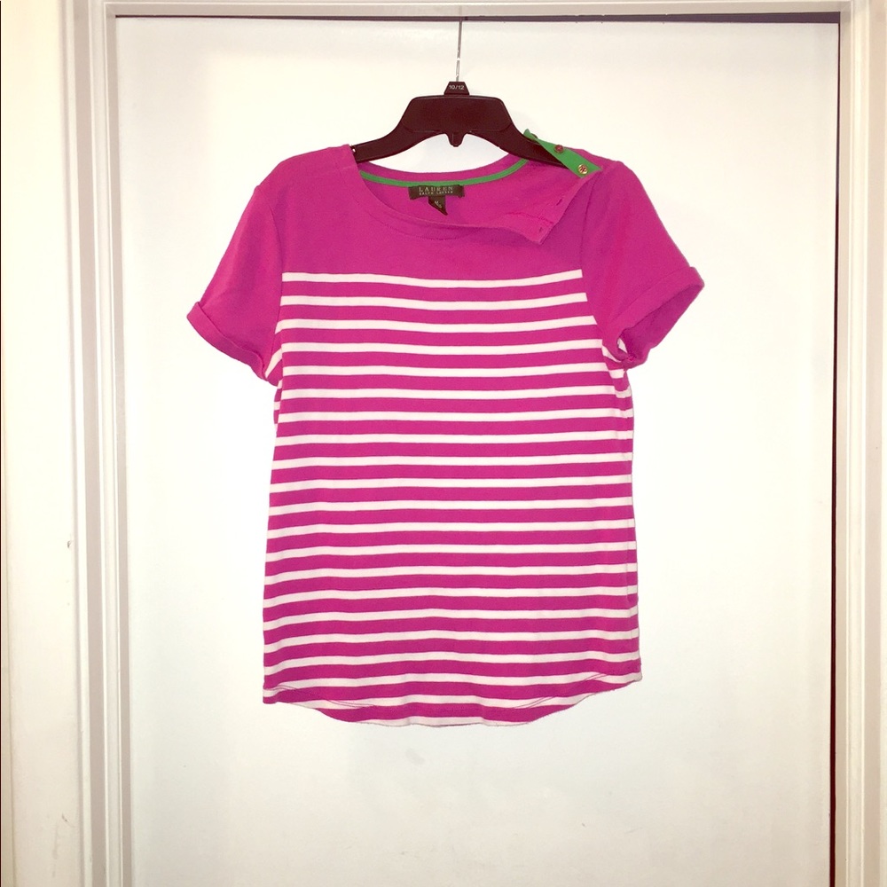 Lauren Ralph Lauren pink shirt