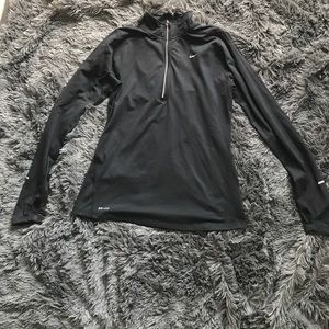 🚫Sold🚫 Nike dark grey dri-fit half zip