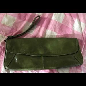 Kenneth Cole Reaction leather clutch