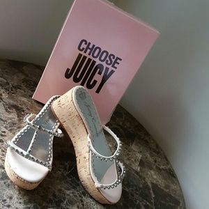 Pinkish beige Juciy Couture sandal wedge