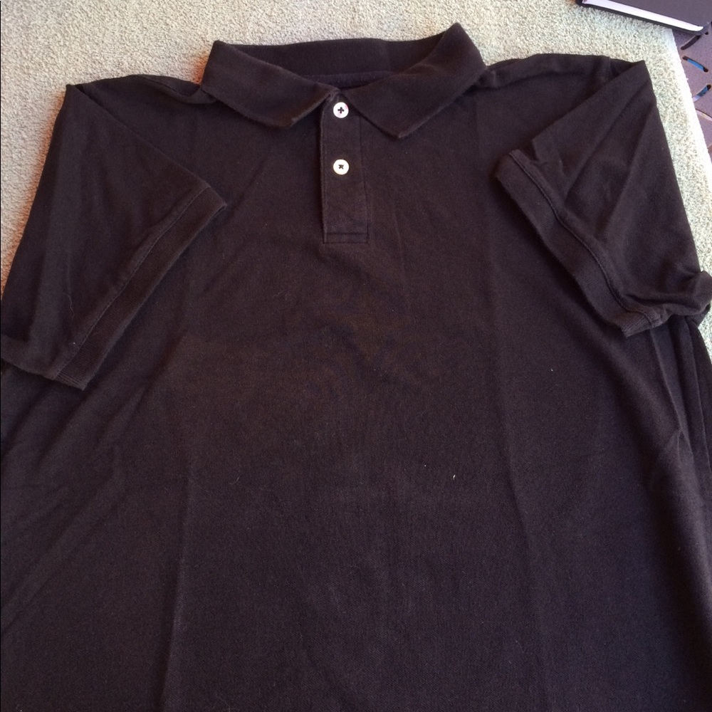 Faded Glory Black Polo Shirt