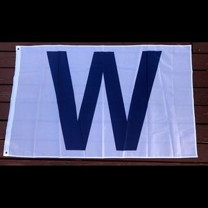 Chicago Cubs Win "W" House Flag #FlyTheW
