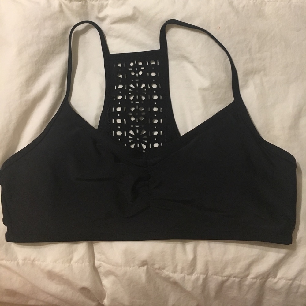 Black bikini top