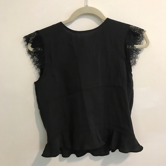 Zara lace black top - Picture 1 of 5