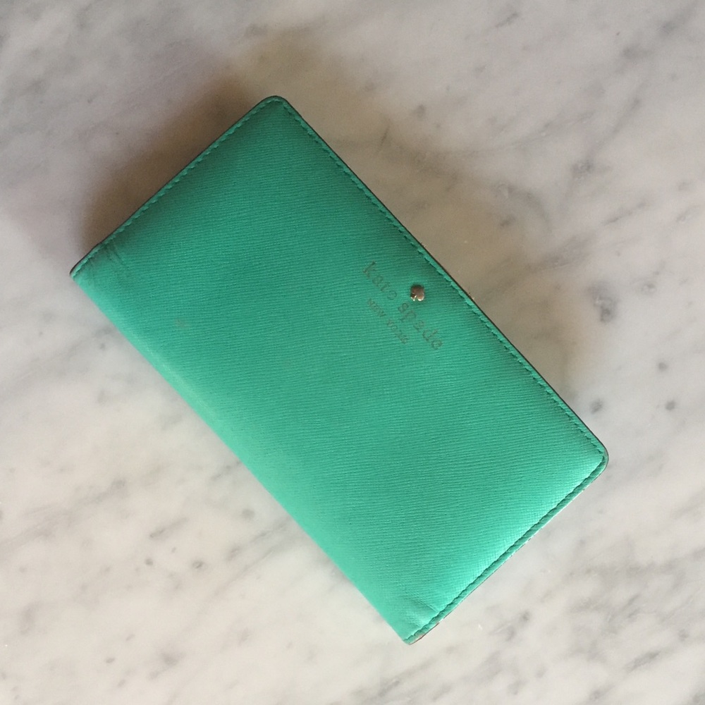 Green Kate spade wallet