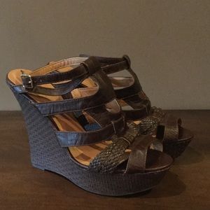 Strappy Wedges