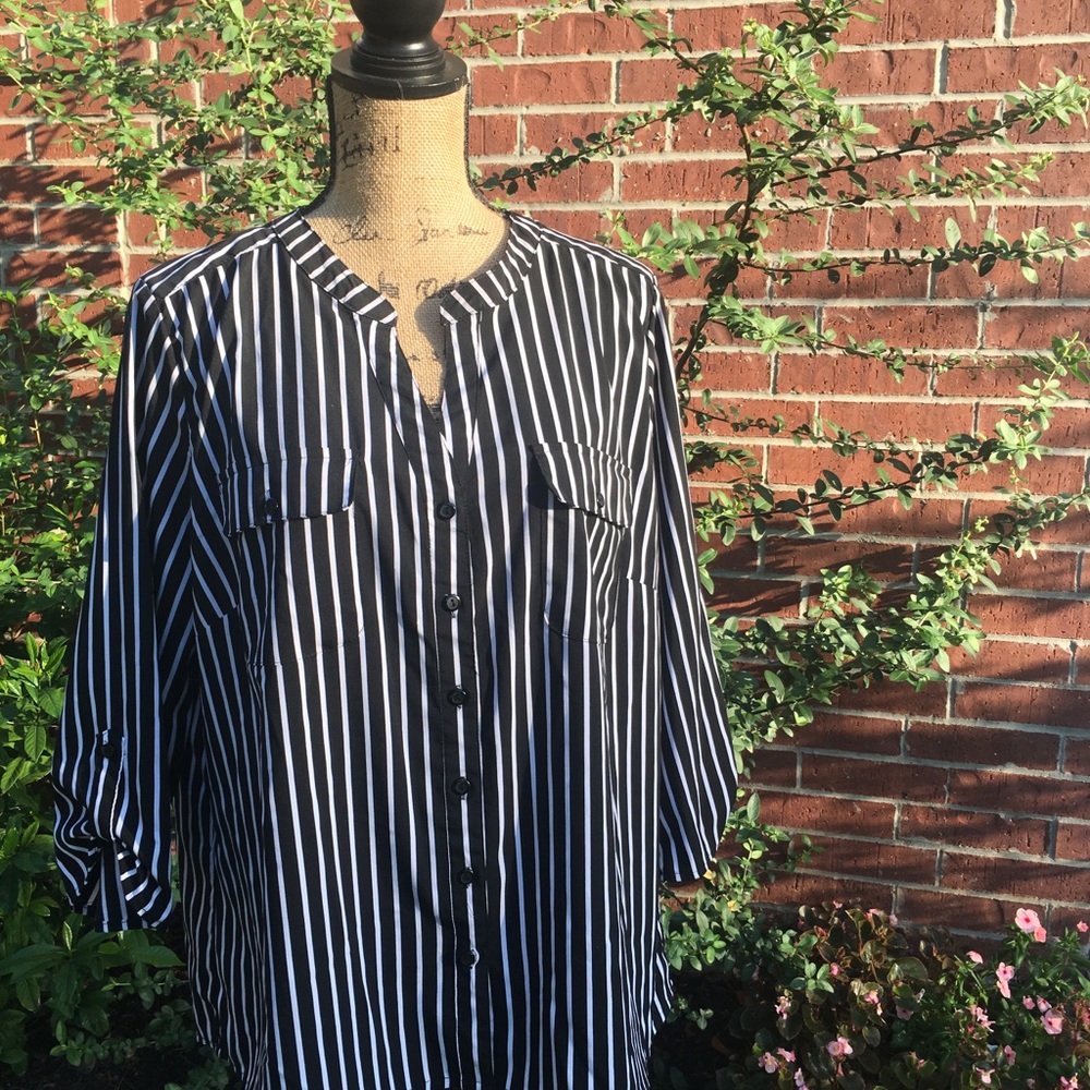 Notations 1X striped top
