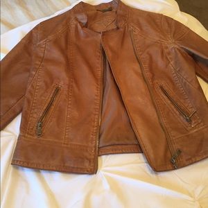 "Leather" jacket from Nordstrom brand JouJou.