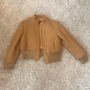 Women's Leather Bomber