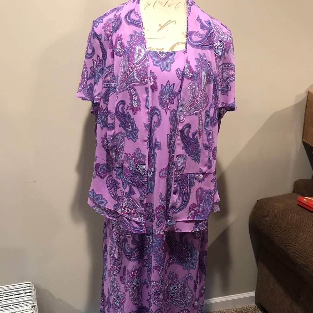 Woman's plus size dress with Jacket