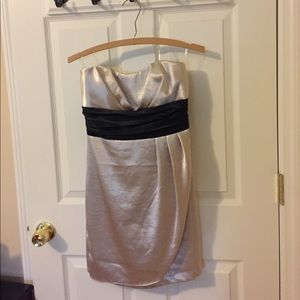 Shimmering champagne cocktail dress -- worn once