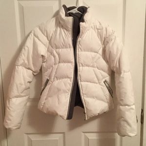 Nike White Puffy Jacket