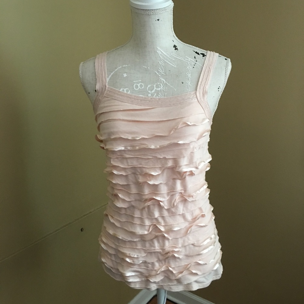 NWOT Express Ruffle Tank Top
