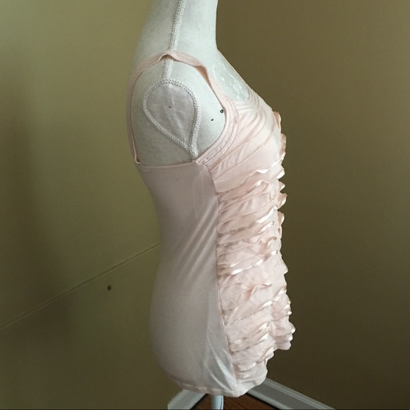 NWOT Express Ruffle Tank Top - Picture 2 of 4