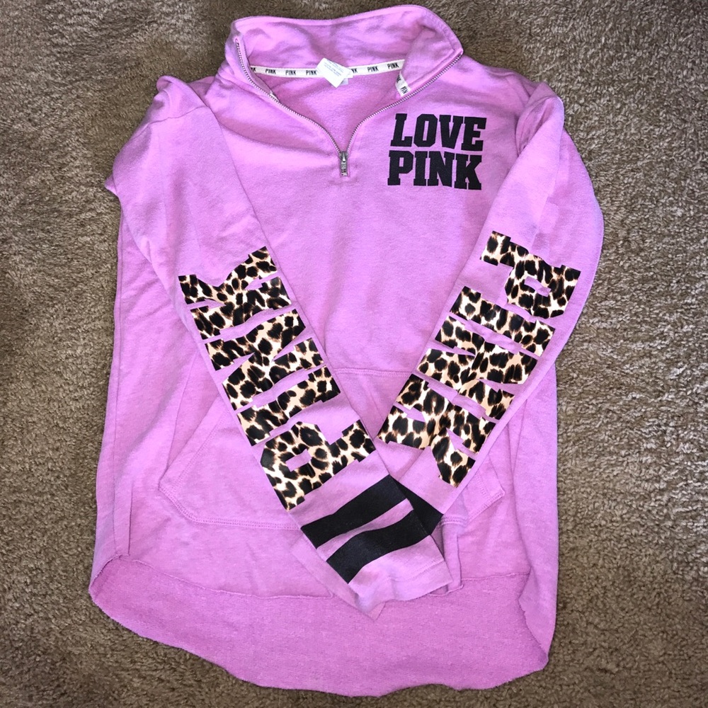 ✨SALE✨Victoria Secret Pink half zip