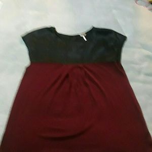 Black and red blouse