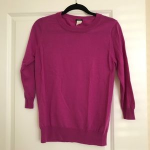 J Crew 100% wool crew neck sweater