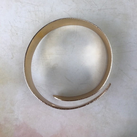 Golden Plated Wrap Accent Bracelet - Picture 2 of 4