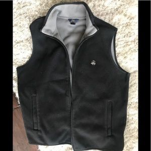 Brooks Brothers Black Fleece Vest - Large