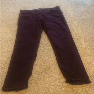 American Eagle Maroon Jeggings