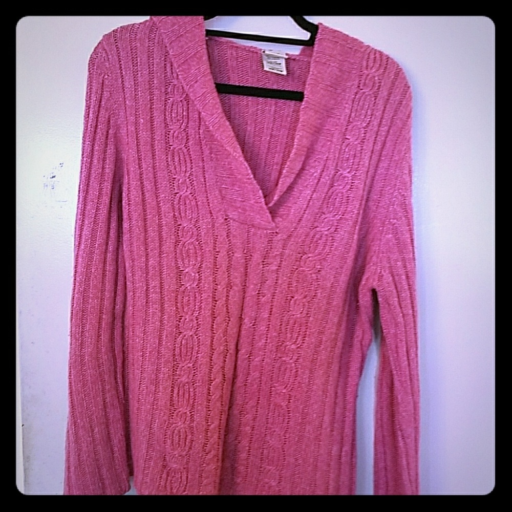 Cable Knit Hoody Sweater