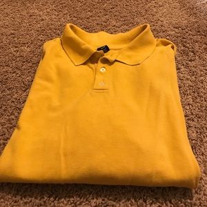 Men's mustard yellow GAP Polo