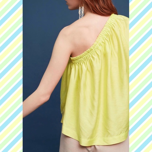 Anthropologie Maeve Leonie One-Shoulder Top - Picture 3 of 6