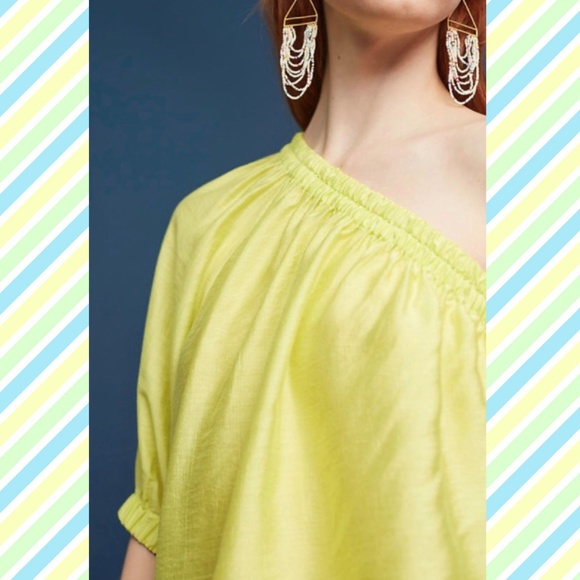 Anthropologie Maeve Leonie One-Shoulder Top - Picture 2 of 6