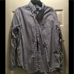 Button down striped shirt