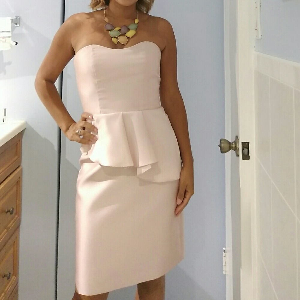 Black Friday Sale Peplum Knee Length Dress