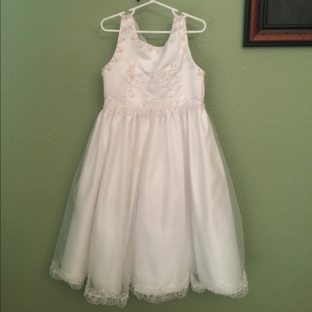 White formal dress