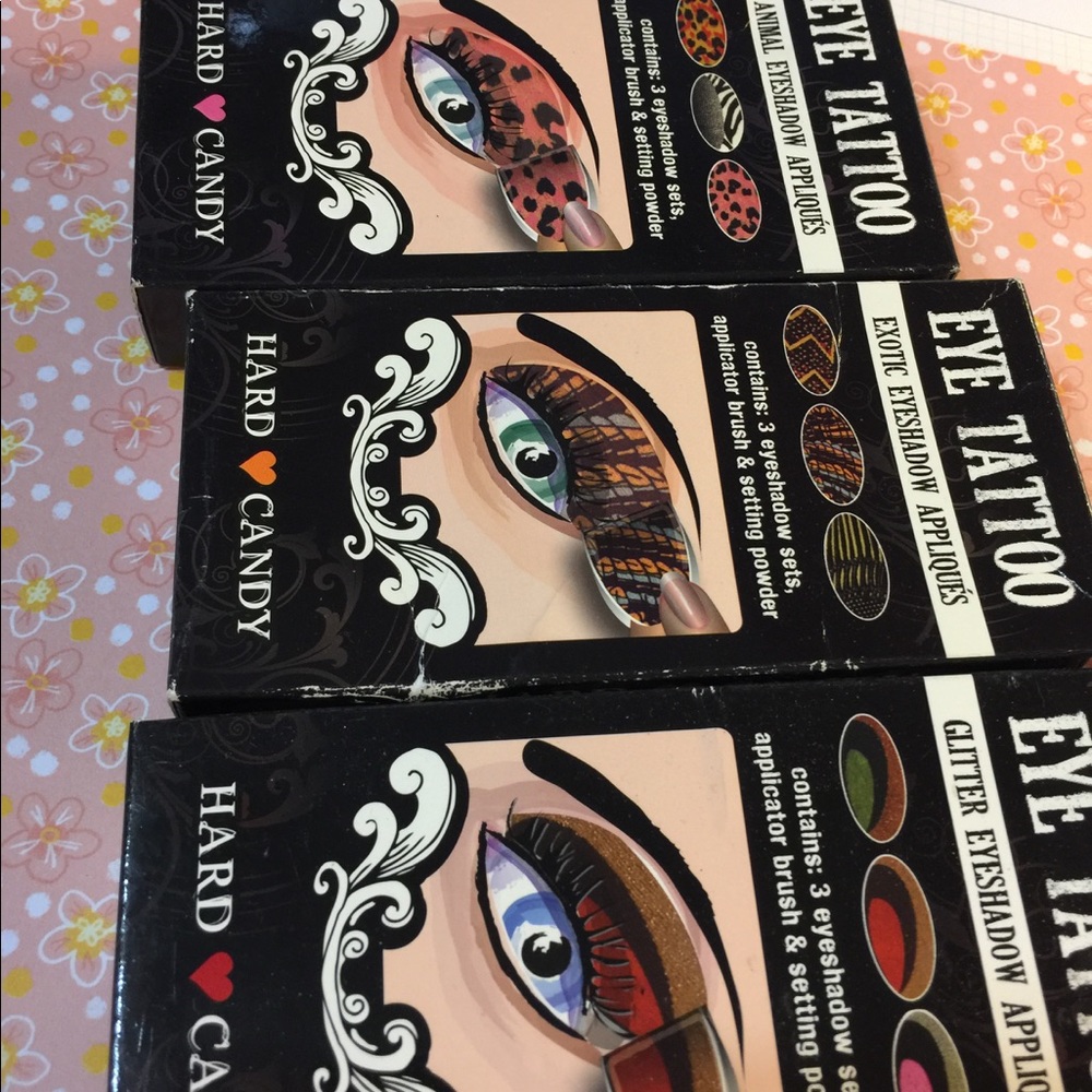 Hard Candy Eye Tattoo Eyeshadow Application
