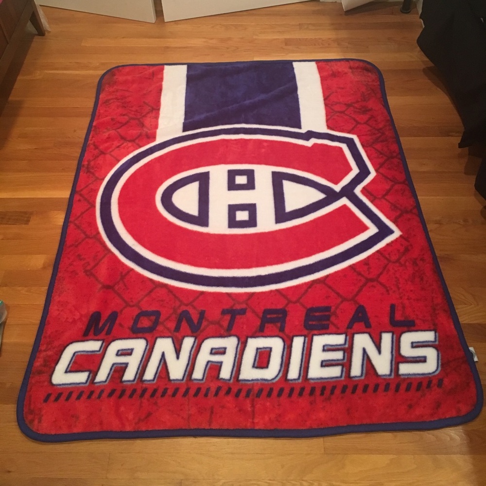 Montreal Canadians blanket