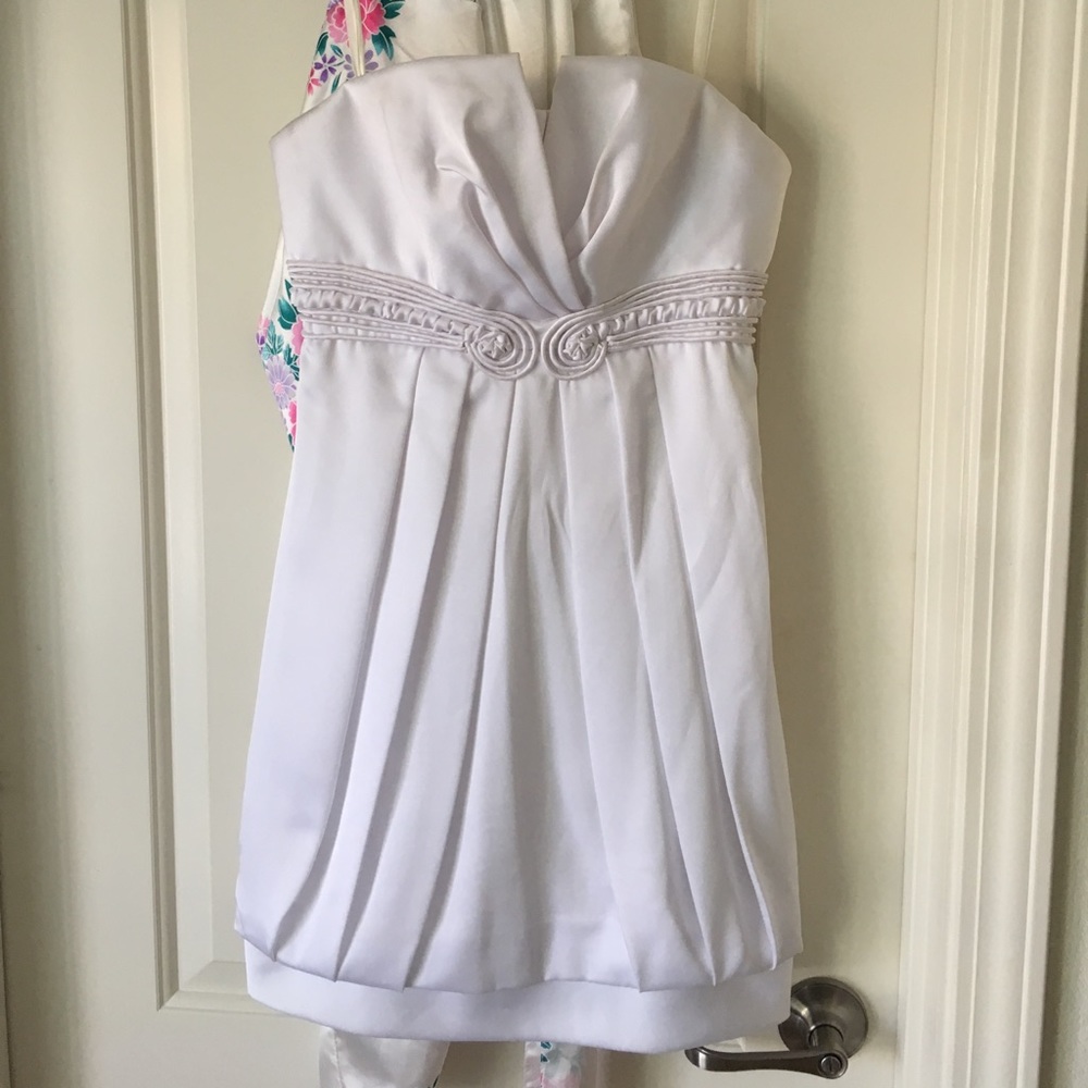 BCBGMaxazria White Dress