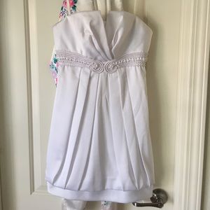 BCBGMaxazria White Dress